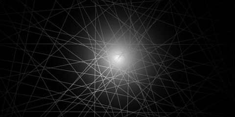 Abstract beautiful perfect random Diagonal lines background. Geometric lines pattern transparent background. Black and white abstract random chaotic liens with business banner design template, vector.