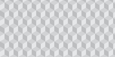 white creative cubes decoration triangle wall and wallpaper textile vector square tile, mosaic endless repeat hexagon block texture background.	