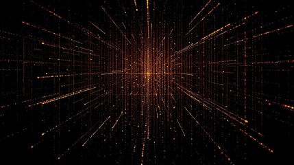 Digital Space Warp Speed Technology Abstract Background