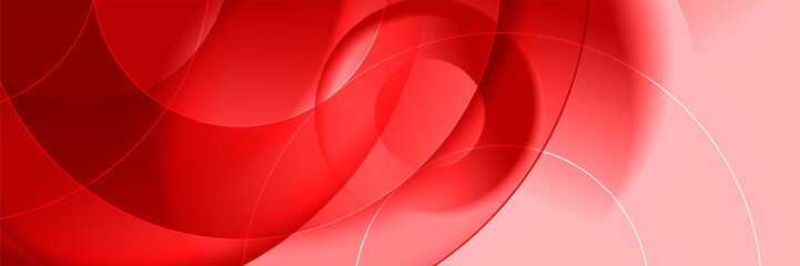 Abstract pattern red shape gradient design background.