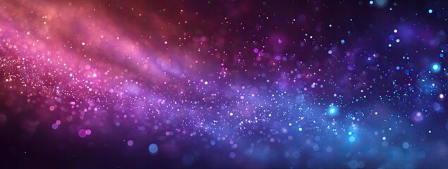 Abstract cosmic glitter backdrop