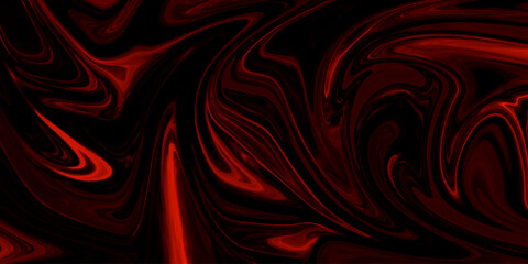 Abstract background of dark red liquid marble surface liner design. marble liquid ink texture. ink backdrop with wavy pattern. liquify swirl dark red and black colour art.