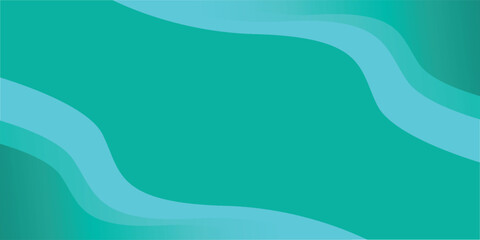 Abstract background with flowing wavy lines in shades of teal and turquoise, creating a sense of gentle movement.