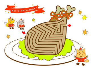 ローストチキンの迷路