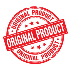 Original Product Stamp. Stamp Design Isolated on White Background. Grunge Stamp Vector Illustration.