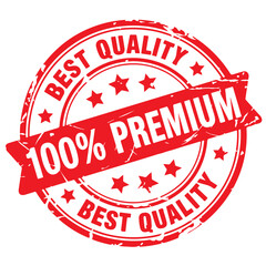 Best Quality Premium Stamp. Stamp Design Isolated on White Background. Grunge Stamp Vector Illustration.