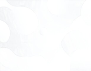 Soft, white, flowing abstract background with blurred organic shapes