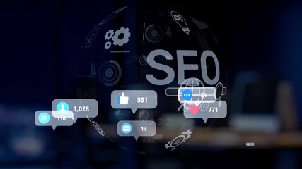 A close-up of a robotic hand interacting with floating social media notifications and icons in a futuristic digital workspace, showcasing advanced technology and communication. Synapse - Powered by Adobe