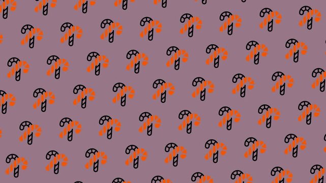 Candy Cane Pattern - Festive Holiday Background for Christmas.