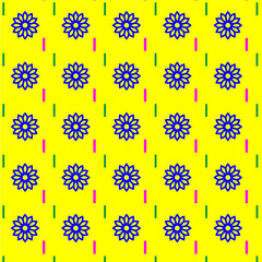 seamless floral pattern with flowers