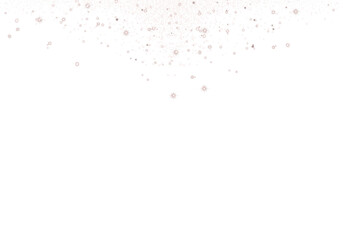 Abstract Taupe Pink Glitter Confetti on Transparent Background