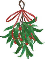 christmas wreath with red ribbon