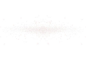 Abstract Taupe Pink Glitter Confetti on Transparent Background