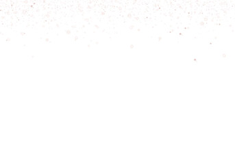 Abstract Taupe Pink Glitter Confetti on Transparent Background