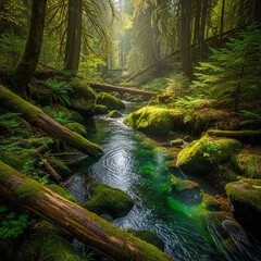 출입제한 구역인 천연 자연 구역 초입길