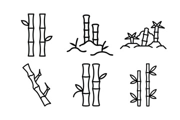 Natural Ball Icon Silhouette Bundle, Animal and Bird Silhouette Icon Set, Bamboo Animal Plant Silhouette Icons, Beach Nature Item Silhouette Collection, Eco Wildlife Nature Icon Bundle