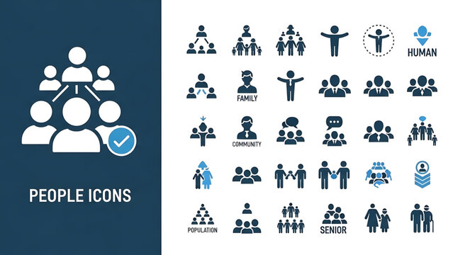 Solid vector icons collection featuring templates, layouts, flowcharts, diagrams, forms, wireframes, tables, grids, onboarding, IT support, communication, business structure, budget, and advertising.
