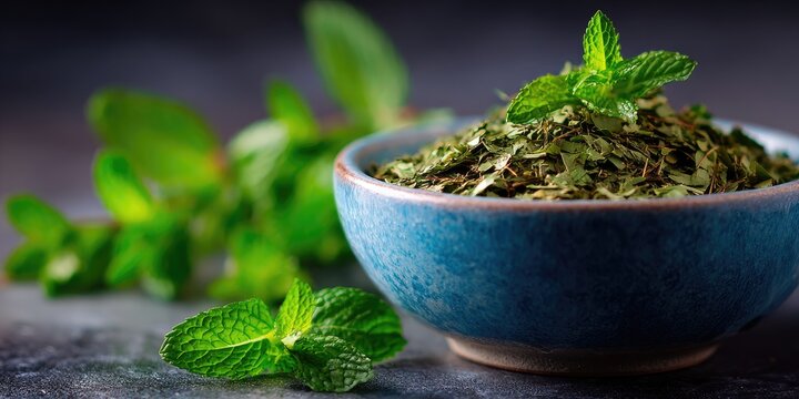 Exploring the rich world of herbs and spices mint in culinary delights kitchen setting food photography natural environment close-up flavorful concepts