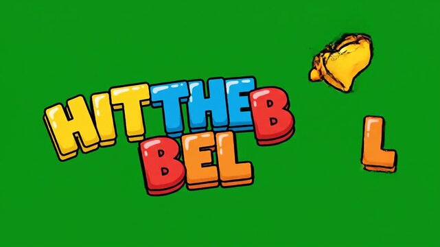 Animated Text Hit The Bell Notification Pop Up