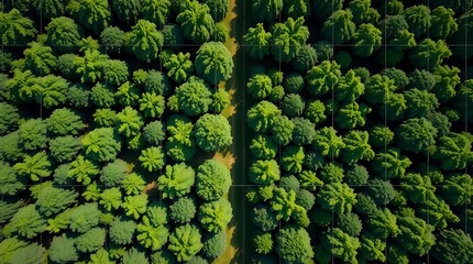 Carbon-Neutral Forest Management Map

