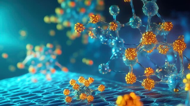 Exploration of molecular structures and interactions in a vibrant scientific environment