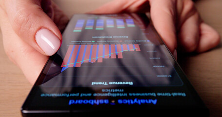 Marketing Data Analyst Analyzing Dashboard