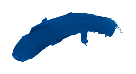 Blue clay texture on transparent background.