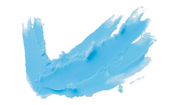 Light blue clay texture on a transparent background.