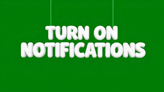 Turn On Notifications Pop Up Message