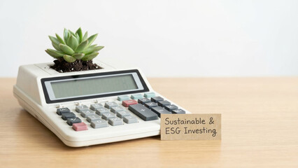 Sustainable and ESG investing concepts blend with AI technology for smarter investment choices promoting environmental and social governance goals