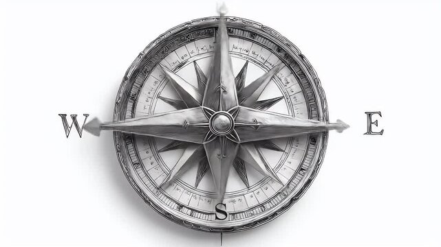 Vintage compass design
