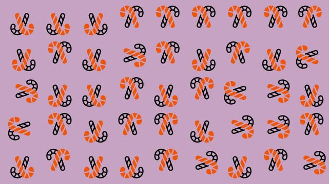 Festive Candy Cane Pattern - A Sweet Holiday Background.