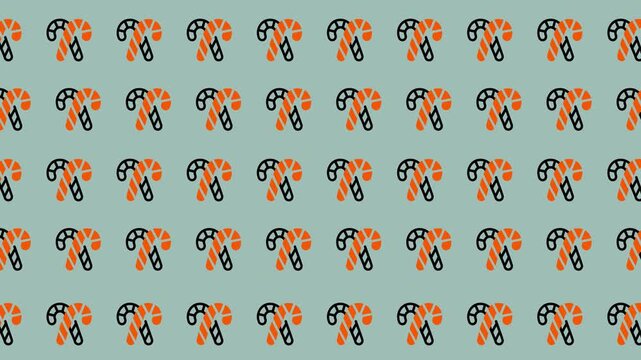 Festive Candy Cane Pattern - A Sweet Holiday Background.