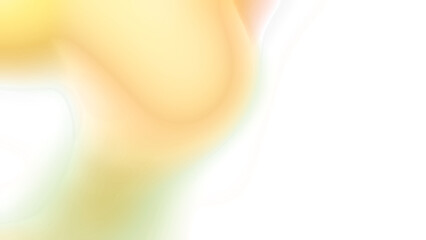 Illustration of abstract yellow and white gradient background with soft, blurred texture isolated on transparent background