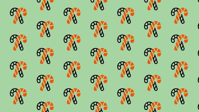 Festive Candy Cane Pattern for Holiday Backgrounds and Designs.