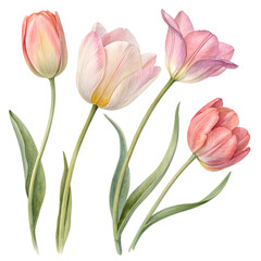 Naklejka premium bunch of tulips