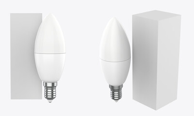 WiFi Smart Bulb, Led Bulb Smart Life RGB Bulb. 3d illustration
