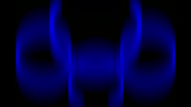 blue circle lines blur animation for logo background and horror background symbols 4k footage, symbols overlay 4k footage animation 