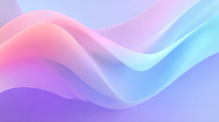 Abstract pastel gradient background with soft wavy shapes and smooth texture
