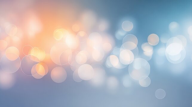 Soft blur background displays vibrant circular forms defocused image presents an array of colorful round shapes - Powered by Adobe