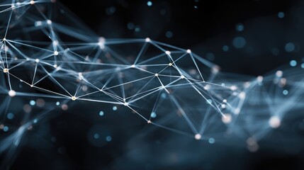 Abstract network of interconnected points (4)