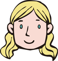 人物のアイコン　女性　男性　子ども
ワンポイント