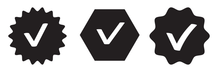 Check box icon with correct, accept checkmark icons tick box checked. Approve symbol. Check mark icon vector design. Blue check mark icon. Blue tick symbol. Vector check icon