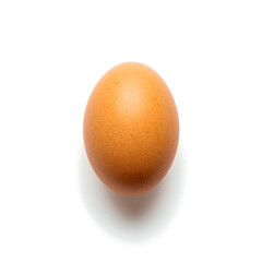 Fresh hen eggs consist of a shell, egg white, and yolk, typically isolated against a white background for visual clarity.