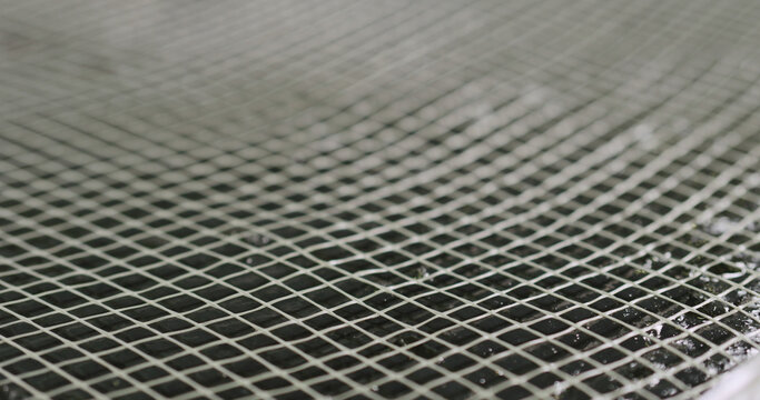 fiber grid to reinforce concrete countertop