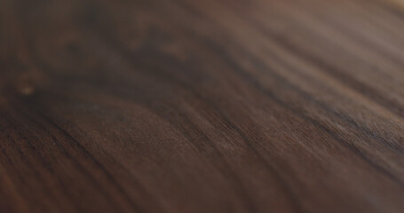 natural black walnut wood board with oil finish