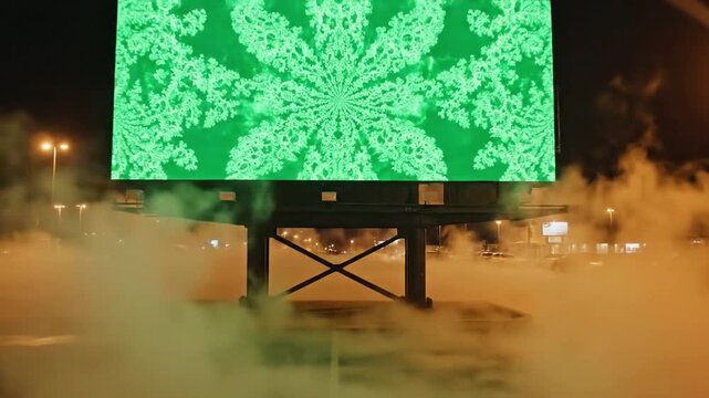 Outdoor parking lot fog layer scene 1 with parking lot fog layer effect outdoor style featuring cinematic, 4k, stock footage,