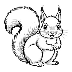 squirrel with acorn