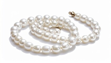 Three white pearls rest in a loose circle&mdash;ritual of elegance and memory, where lustrous spheres whisper the choreography of refinement, softness, and timeless emotional grace.