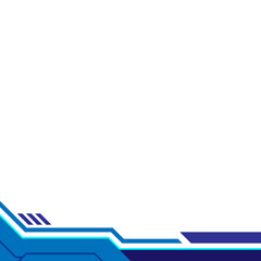 Futuristic Tech Footer